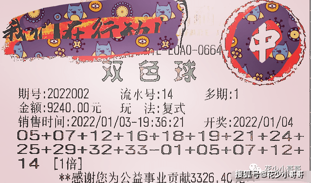 2022年002期双色球开奖结果