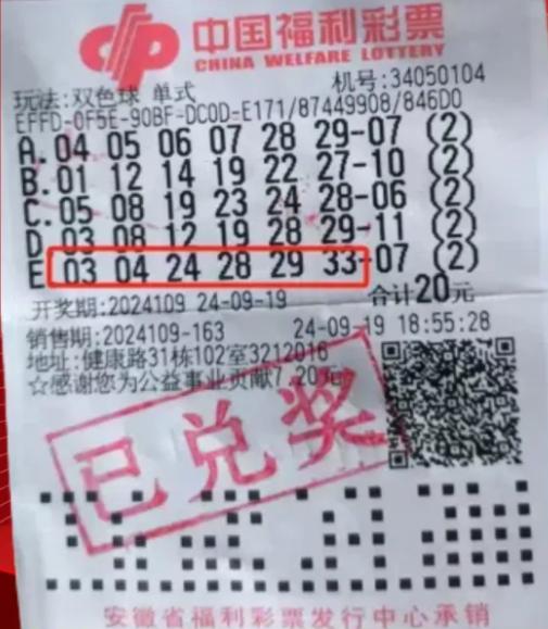 探索双色球，5个红球中奖的奖金奥秘