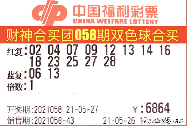 2021年双色球58期开奖揭晓，幸运的数字与梦想的碰撞